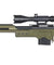 Well Mb4410Ga2 Bolt Action Rifle W/Illuminated Scope (Color: Od Green) Airsoft Gun Rifles