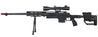 Well MB4411BAB2 Bolt Action Rifle W/Illuminated Scope & Bipod (COLOR: BLACK)