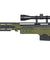 Well Mb4411Ga Bolt Action Rifle W/Fluted Barrel & Scope (Color: Od Green) Airsoft Gun Rifles