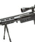 WellFire MB4412BA Bolt Action Airsoft Sniper Rifle w/ Scope and Bipod (Color: Black)