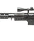 WellFire MB4412BA Bolt Action Airsoft Sniper Rifle w/ Scope and Bipod (Color: Black)
