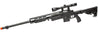 WellFire MB4412B Bolt Action Airsoft Sniper Rifle w/ Scope (Color: Black)