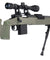 Wellfire Mb4416 M40A3 Bolt Action Sniper Rifle W/ Scope & Bipod (Od Green)