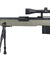 Wellfire Mb4416 M40A3 Bolt Action Sniper Rifle W/ Scope & Bipod (Od Green)
