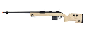 WellFire MB4416 M40A3 Bolt Action Airsoft Sniper Rifle (TAN) Airsoft Gun Rifles