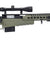 WellFire MB4418-1 Bolt Action Airsoft Sniper Rifle w/ Scope & Bipod (OD GREEN) Airsoft Gun Rifles
