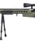 WellFire MB4418-1 Bolt Action Airsoft Sniper Rifle w/ Scope & Bipod (OD GREEN) Airsoft Gun Rifles