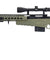 WellFire MB4418-1 Bolt Action Airsoft Sniper Rifle w/ Scope & Bipod (OD GREEN) Airsoft Gun Rifles