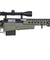 WellFire MB4418-2 Bolt Action Airsoft Sniper Rifle w/ Scope & Bipod (OD GREEN) Airsoft Gun Rifles