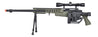 WellFire MB4418-2 Bolt Action Airsoft Sniper Rifle w/ Scope & Bipod (OD GREEN) Airsoft Gun Rifles