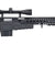 WellFire MB4418-3 Bolt Action Airsoft Sniper Rifle w/ Scope & Bipod (BLACK) Airsoft Gun Rifles