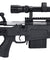 WellFire MB4418-3 Bolt Action Airsoft Sniper Rifle w/ Scope & Bipod (BLACK) Airsoft Gun Rifles