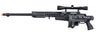 WellFire MB4418-3 Bolt Action Airsoft Sniper Rifle w/ Scope (BLACK) Airsoft Gun Rifles
