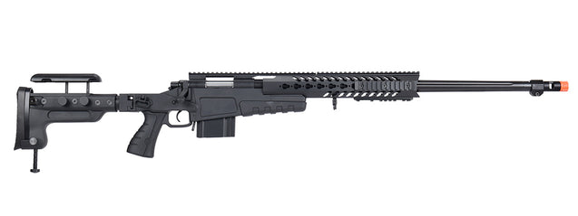 WellFire MB4418-3 Bolt Action Airsoft Sniper Rifle (BLACK) Airsoft Gun Rifles