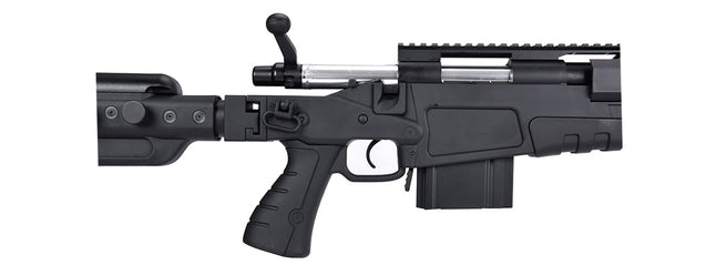 WellFire MB4418-3 Bolt Action Airsoft Sniper Rifle (BLACK) Airsoft Gun Rifles