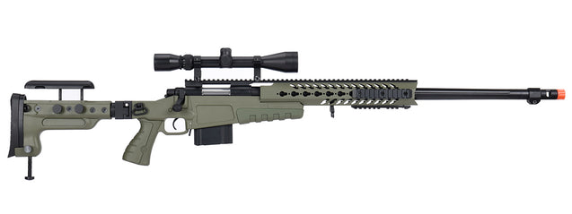 Wellfire Mb4418-3 Bolt Action Airsoft Sniper Rifle W/ Scope (Od Green) Airsoft Gun Rifles