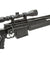WellFire MBG86B Bolt Action Gas Powered Airsoft Sniper Rifle w/ Scope and Bipod (Color: Black)