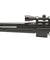 WellFire MBG86B Bolt Action Gas Powered Airsoft Sniper Rifle w/ Scope and Bipod (Color: Black)