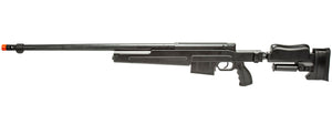 WellFire MBG86B Bolt Action Gas Powered Airsoft Sniper Rifle (Color: Black)