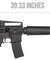 Mc6610 M16 Lightweight Polymer Gbb Airsoft Rifle (Black) Airsoft Gun Rifles
