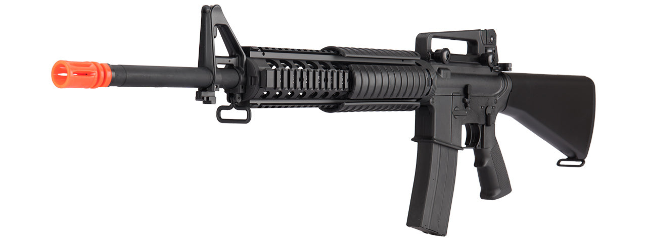 Mc6620 M16 Ris Lightweight Polymer Gbb Airsoft Rifle (Black) Airsoft G ...