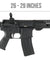 Golden Eagle Mc6641 Elite Series 9" Keymod Gas Blowback Airsoft Rifle (Black) Airsoft Gun Rifles