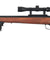AGM MP001AAB Bolt Action Sniper Rifle w/ Scope & Bi-Pod (COLOR: WOOD)