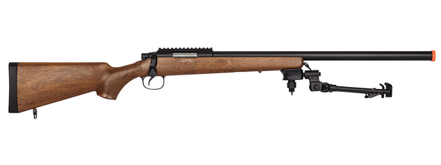 AGM MP001ABIP Bolt Action Sniper Rifle W/ Bipod (COLOR: WOOD)