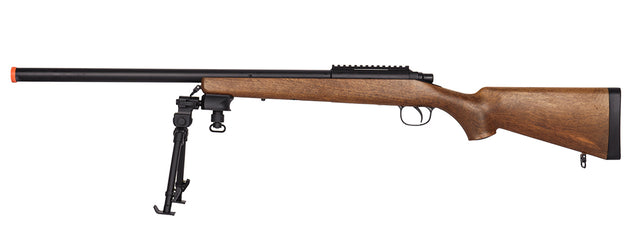 AGM MP001ABIP Bolt Action Sniper Rifle W/ Bipod (COLOR: WOOD)