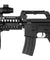 Well MR733 M4 RIS Spring Rifle w/ Flashlight, Scope, Vertical Foregrip, Retractable LE Stock