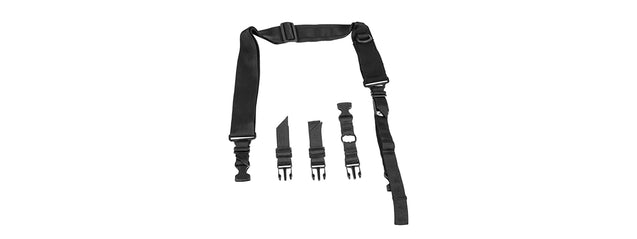 Ncstar 2 Point Tactical Sling System (Convertible) - Black