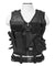 Ncstar Military Cross Draw Vest W/ Integrated Holster - Black 2Xl-3Xl