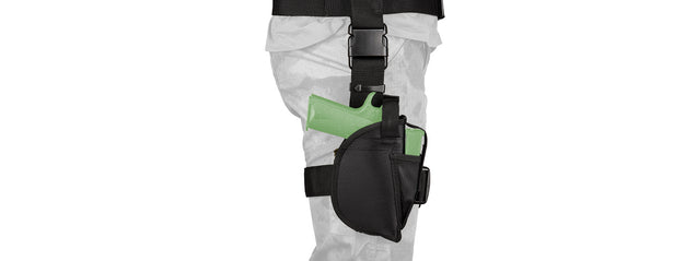 Ncstar 3-Piece Drop Leg Holster And Magazine Holder - Black