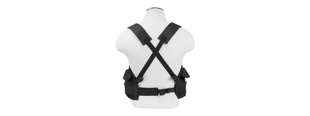 Ncstar Tactical 6 Pocket Ak Chest Rig - Black