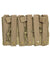Vism Molle Triple M4/M16 Rifle Mag Pouch W/ Retention Straps - Tan