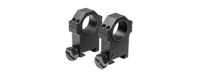NcStar Aluminum 30mm Weaver Style Ring 1.5"H - Black