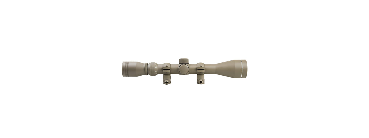 Tan Rifle Scope Ncstar 3-9X40 Shooter Series Plex Reticled Rifle Scope - Tan - Army ...