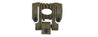 Ot0424T 5-Position Flashlight Rail Mount (De) Airsoft Gun 