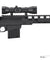 P1402 Fully Loaded Tactical Quad Ris Sniper Rifle (BLACK)