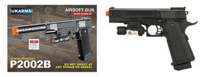 P2002B Spring Pistol W/ Laser