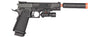 P2002C Spring Pistol W/ Laser, Suppressor (Bk)