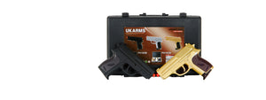 Ukarms P618GB 2 Spring Pistols in Combo Pack ( Black and Gold )