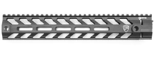 PTS Fortis Rev II 12" M-LOK Free Float Rail System (Color: Black) Airsoft Gun / Accessories