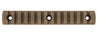 Ranger Armory Airsoft Rifle 13-Slot Aluminum Picatinny Rail Section For M-Lok (Tan)