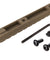 Ranger Armory Airsoft Rifle 13-Slot Aluminum Picatinny Rail Section For M-Lok (Tan)