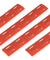 Ranger Armory Airsoft Gun 7-Section M-Lok Narrow Rail Panels, 4pc (Red)