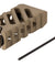 Ranger Armory Skeletonized Keymod Vertical Foregrip - Cross Cut (Tan)