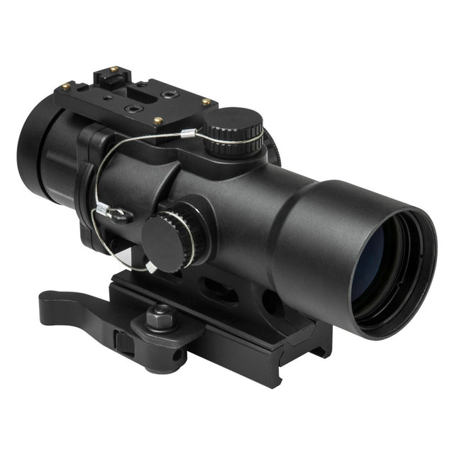 3.5X32mm Compact Prismatic Optic with High Definition Prismatic Lens - Black