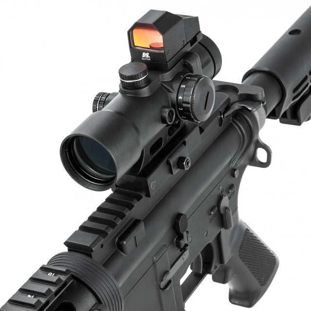 3.5X32mm Compact Prismatic Optic with High Definition Prismatic Lens - Black