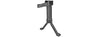 Sg-01D-B Tactical Bipod Grip With Single Rail Grip Pod System (Black)